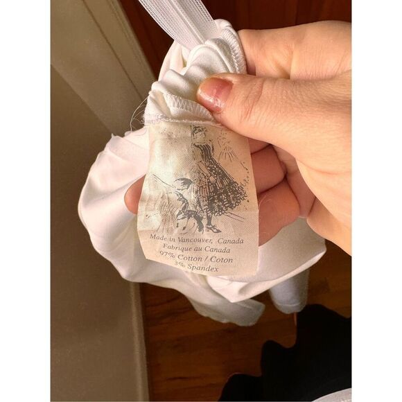 Yumi Eto White Midi Off Shoulder Chic Dress Size 40/8 - Picture 10 of 12